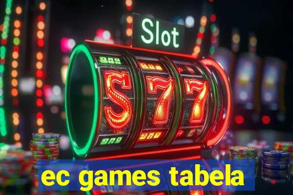 ec games tabela